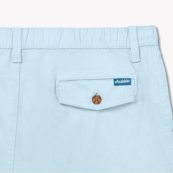 Chubbies The Altitudes Shorts 5.5 Inseam Stretchy Casual In Light Blue Size XXL - Picture 3 of 9